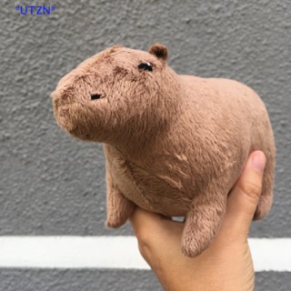 UTZN&gt; Simulation Capybara Plush Toy Cute Capybara Stuffed Animal Doll Birthday Gift new