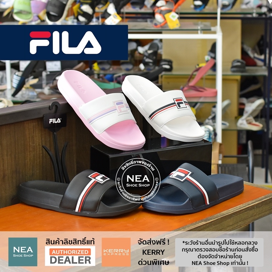 [ลิขสิทธิ์แท้] FILA Sandal Champion [U] NEA รองเท้า แตะ ฟิล่า แท้ ได้ทั้งชายหญิง