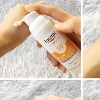 แบ่งขายกันแดดยูเซอริน EUCERIN SUN DRY TOUCH OIL CONTROL FACE SPF50 กันแดดผิวมัน ผิวเป็นสิว