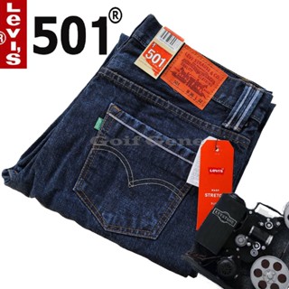 Levi;s 501 ทรงกระบอกใหญ่ป้ายส้ม (ผ้าฟอก) สี Jeans สินค้าพร้อมส่ง