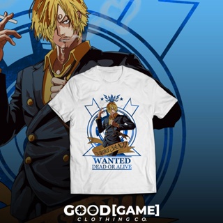 เกมที่ดี One Piece อะนิเมะ Sanji โพลีเอสเตอร์อินเทรนด์ผ้าฝ้ายบุรุษเสื้อเชิ้ตขนาดใหญ่ Zuf_39