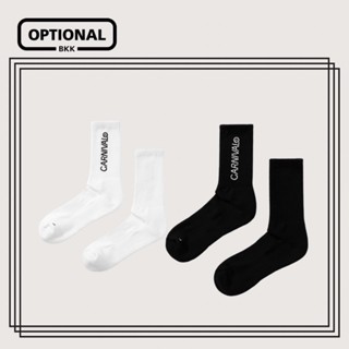 [•พร้อมส่ง•ของแท้]Carnival OG SOCKS BLACK/WHITE