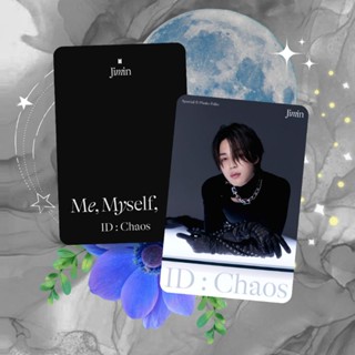 โฟโต้การ์ด BTS - Photo Folio Me, Myself, &amp; Jimin "ID: Chaos" Photo Concept | โฟโต้การ์ด 7 ชุด 1 ชุด