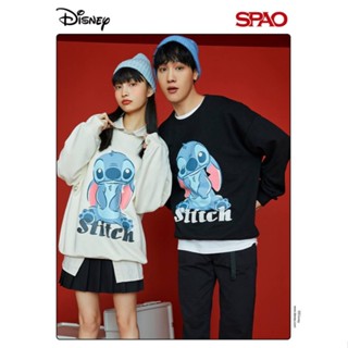 SPAO x Disney เสื้อสเวตเตอร์แบบสวม STITCH ลิขสิทธิ์แท้