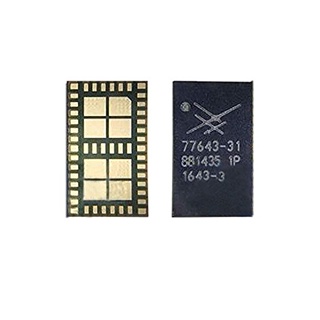 ชิปโมดูลเครื่องขยายเสียงสัญญาณ IC 77643-31 PA แบบเปลี่ยน สําหรับซ่อมแซมโทรศัพท์มือถือ