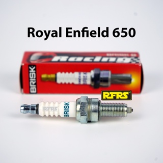 หัวเทียน BRISK PREMIUM ZS ไร้เขี้ยว Royal Enfield 650 Spark Plug (SZ01RA) รองรับเฉพาะเบนซิน 95 Made in EU