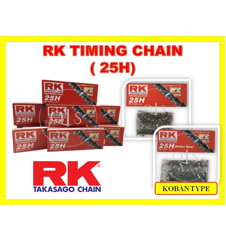 (โซ่) RK HARD NONSEAL CHAIN TIMING CHAIN / RK TIMING CHAIN