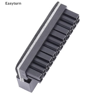 Easyturn อะแดปเตอร์ปลั๊กเมนบอร์ด ATX 24pin 90 องศา 24 pin เป็น 24pin สําหรับพาวเวอร์ซัพพลาย ET