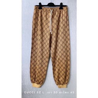 กางเกงจั๊มสูทกุชชี่ Gucci logo pants authentic ของแท้แน่นอน