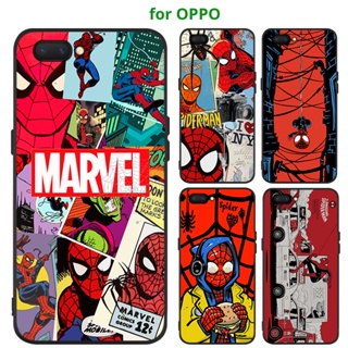 เคส OPPO A5 A9 A31 A12 A11K 2020 A3S A5S A7 F1S F9 F11 F5 F7 REALME C1 F11 Pro มือถือสำหรับเคสโทรศัพท์มือถือพิมพ์ลาย Spiderman สําหรับ