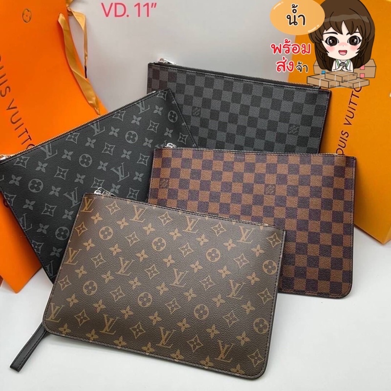 💯💯พร้อมส่งคะ louis หลุยส์ สะพายข้าง คลัช ทรงถือ🔰🔰size 11”แถมฟรีถุงผ้า‼️‼️🔥