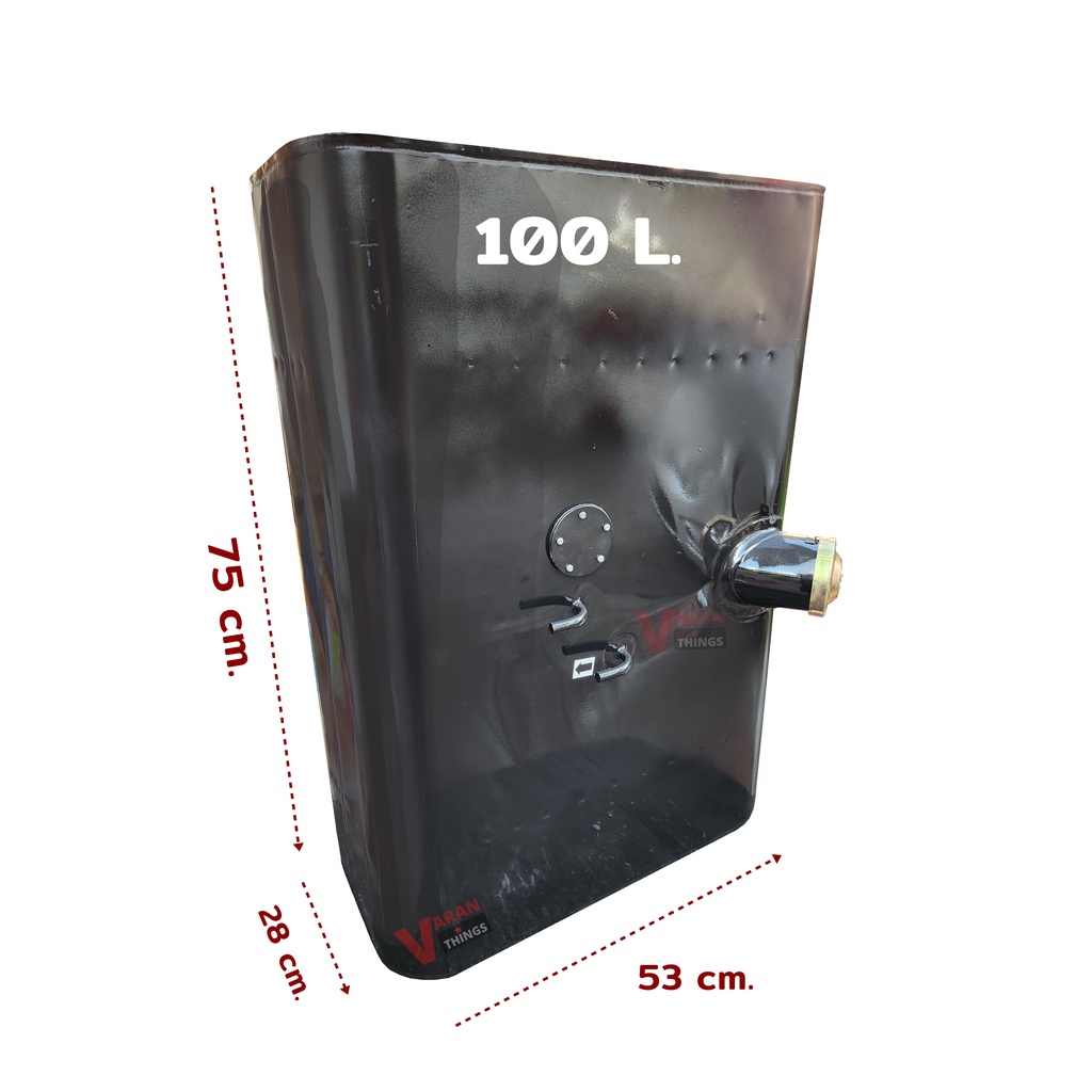 ถังน้ำมันเหล็ก 100 ลิตร (คอยาว)