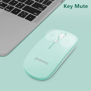 GOOJODOQ 2-in-1 Wireless Mouse Dual Mode 2.4Ghz Wireless Bluetooth 2 In 1 เมาส์ไร้สาย