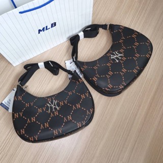 MLB DIA MONOGRAM PU EMBO L-HOBO BAG