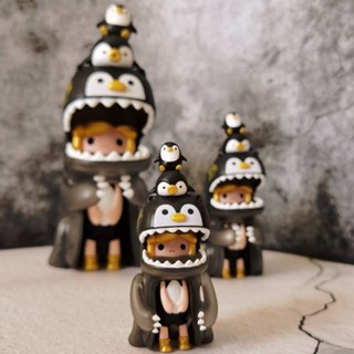 【ของแท้】UMASOU! ตุ๊กตาฟิกเกอร์ รูปเพนกวินเอเลี่ยน X PuPu เหมาะกับของขวัญ ของเล่นสําหรับเด็ก