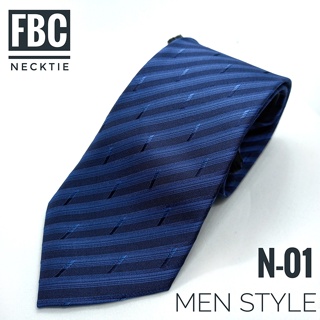 เนคไทสำเร็จรูป ไม่ต้องผูก แบบซิป Men Zipper Tie Lazy Ties Fashion (FBC BRAND)ทันสมัย เรียบหรู มีสไตล์