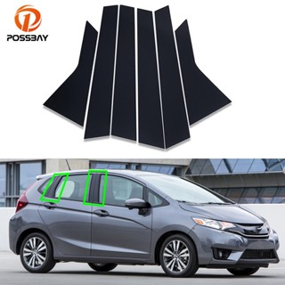 【TokTik Hot Style】สติกเกอร์ติดเสาประตูรถยนต์ สําหรับ Honda Fit Jazz 2014-2020