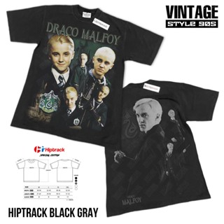 เสื้อ Draco Malfoy (ป้ายHiptrack มีสีดำให้เลือกสองสี เฟดกับไม่เฟด ตะเข็บเดี่ยวคอหนา)