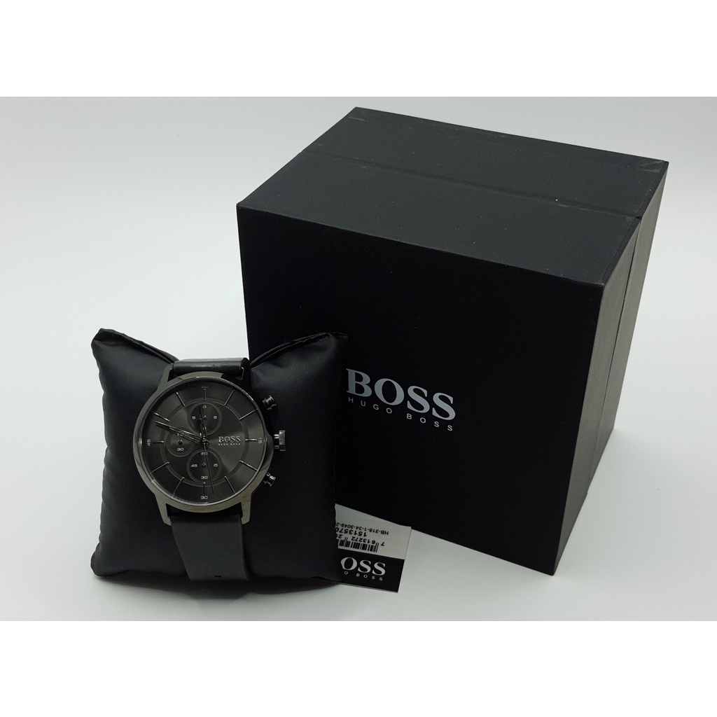 นาฬิกา HUGO BOSS MEN'S HB1513570 44 MM ARCHITECTURAL QUARTZ CHRONOGRAPH พร้อมกล่อง (ใหม่)