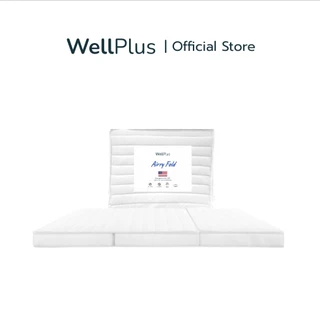 WellPlus ที่นอนปิคนิค พับได้ รุ่น Airry Fold หนา4นิ้ว ให้สัมผัสแน่น เด้ง รองรับสรีระอย่างดี