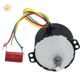 มอเตอร์ซิงโครนัสแม่เหล็กถาวร 50KTYZ CW/CCW แรงบิดสูง AC 220V 6-10W (30 RPM)