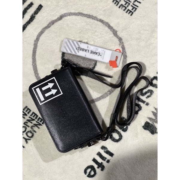 Off-white mini flap bag