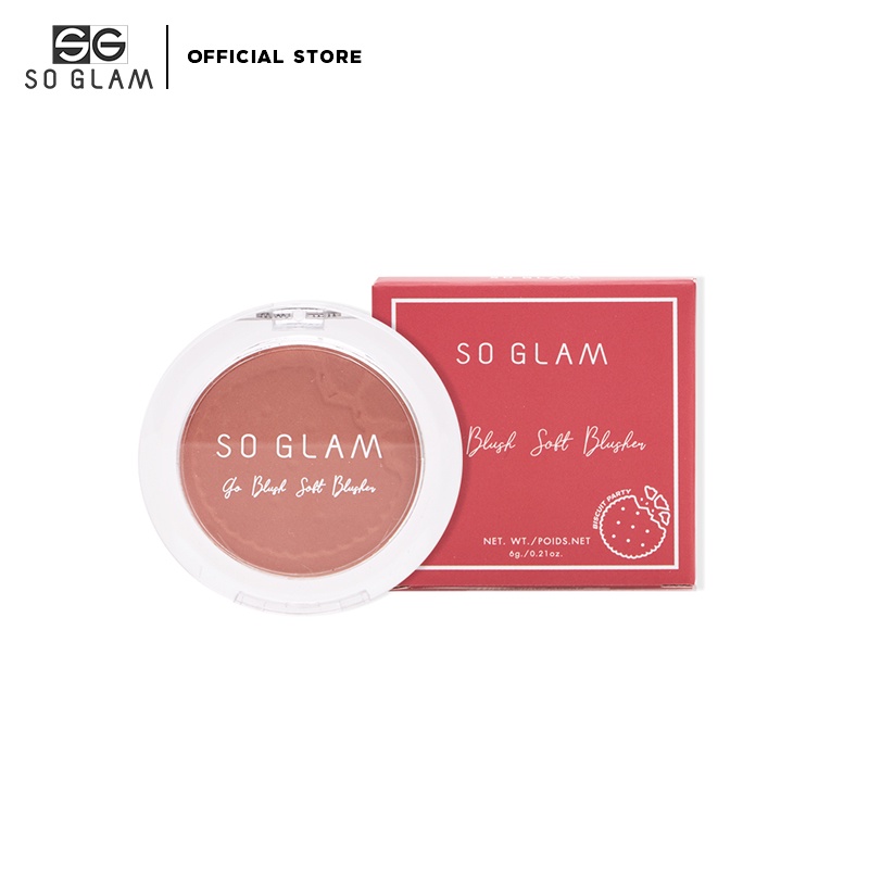 So Glam Go Blush Soft Blusher Biscuit Party 09 Almond Milk Biscuit โก บลัช ซอฟท์ บลัชเชอร์ 09