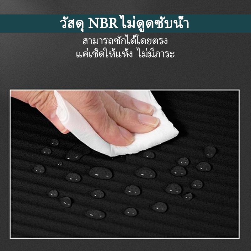 เสื่อโยคะขนาดกลาง เสื่อโยคะ เสื่อโยคะ เสื่อโยคะ พร้อมถุงฟรี ขนาด 183x61x10cm โฟม NBR - รูปที่ 3