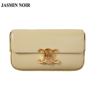 Jasmin NOIR กระเป๋าสะพายไหล่ กระเป๋าถือ หนัง PU แฟชั่นสําหรับสตรี