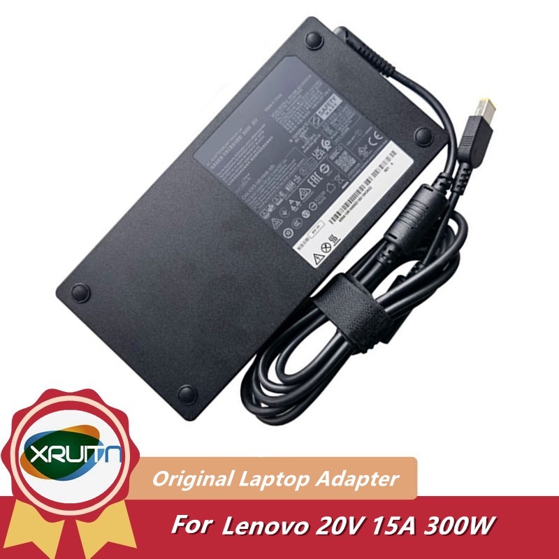 100% Original 20V 15A 300W Slim AC Adapter Charger สําหรับ Lenovo Legion 5 Pro 16ITH6H 16ACHg6 Legio