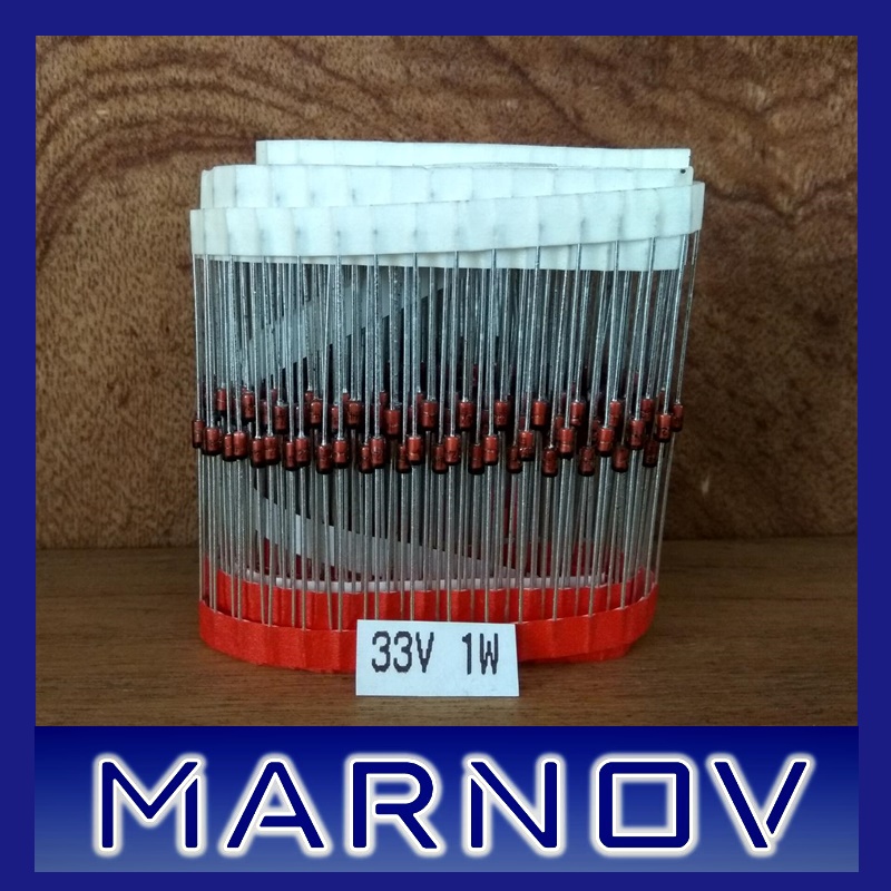 ไดโอด ซีเนอร์ 1W 33V 1N4752A 1N4752