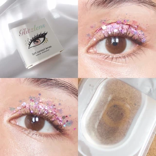 GLITZLENS NACH BROWN [DIA14.0] น้ำตาลธรรมชาติ