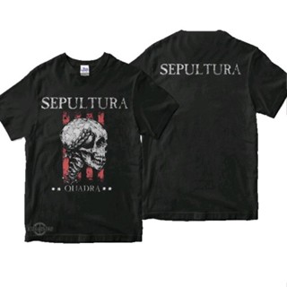 เสื้อยืดพรีเมี่ยม พิมพ์ลาย Sepultura QUADRA สไตล์วินเทจ