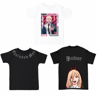 เสื้อยืด ลายอนิเมะ Gilan Power Chainsaw man Devil Hunter Series-KA 0016