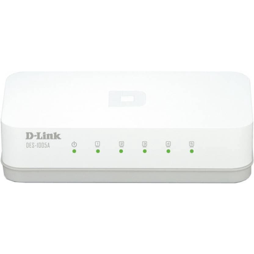 SWITCH 5 PORTS 10/100 Mbps D-LINK DES-1005A