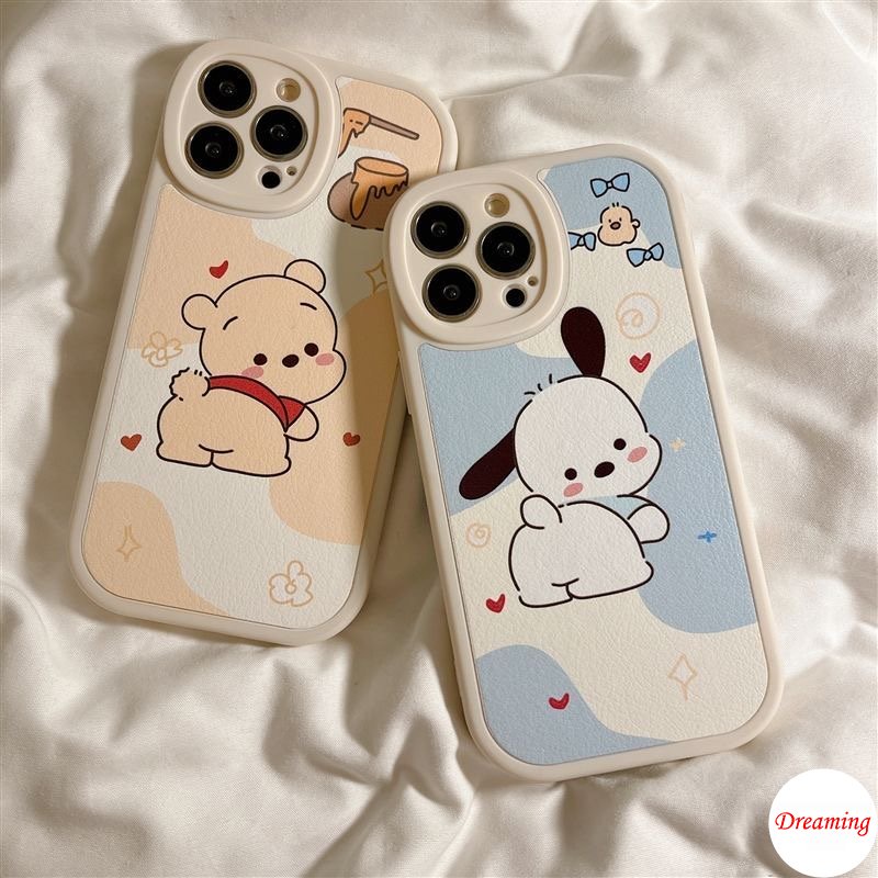 เคสโทรศัพท์มือถือ แบบนิ่ม ลายหมี สําหรับ OPPO A98 A96 A95 A94 A93 A92 A91 A79 A78 A77S A76 A74 A57 A55 A54 A53 A38 A18 A33 A52 A31 A17 A16K A15S