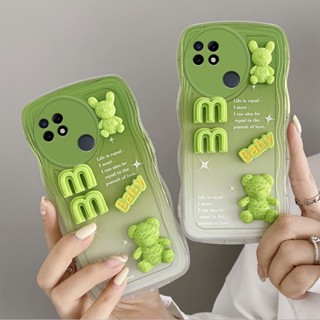 เคสโทรศัพท์มือถือ แต่งตุ๊กตา 3D ไล่โทนสี สําหรับ Realme C21Y C25Y C21 C12 C25 C25S