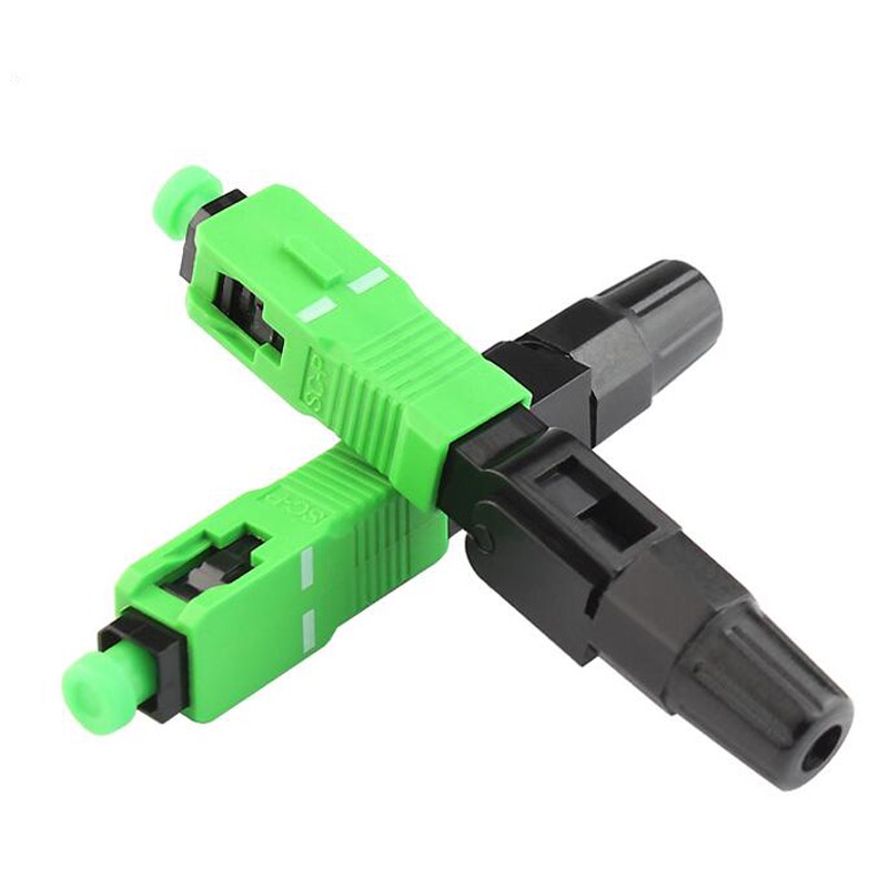 SC APC fast connector APC FTTH Tool Cold Fiber Fast Connector ไม่เกิน 0.3 dB