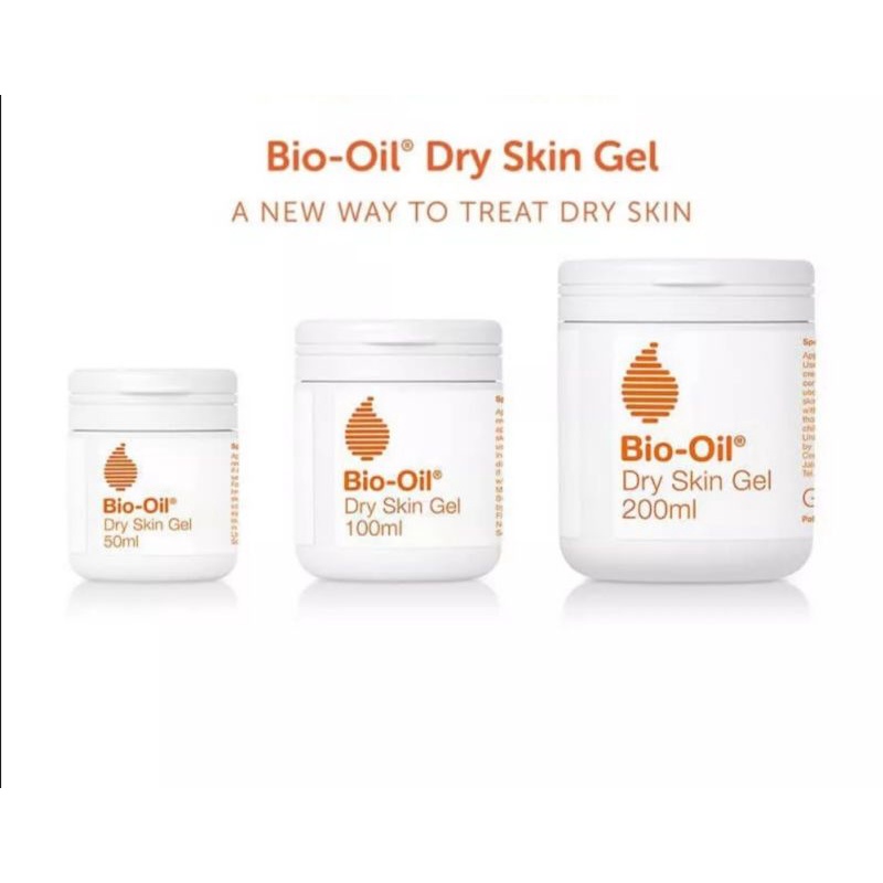 Bio Oil Dry Skin Gel ไบโอ ออยล์ สำหรับผิวแห้ง ผิวบอบบาง แพ้ง่าย ขนาด 50,100,200 ml.