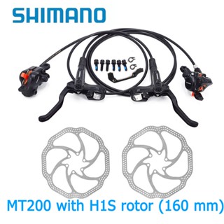 Shimano MT200 ชุดดิสก์เบรกไฮดรอลิค สําหรับจักรยานเสือภูเขา M315 ชุดดิสก์เบรกไฮดรอลิค  MTB จักรยานน้ำมันดิสก์เบรกความดันช