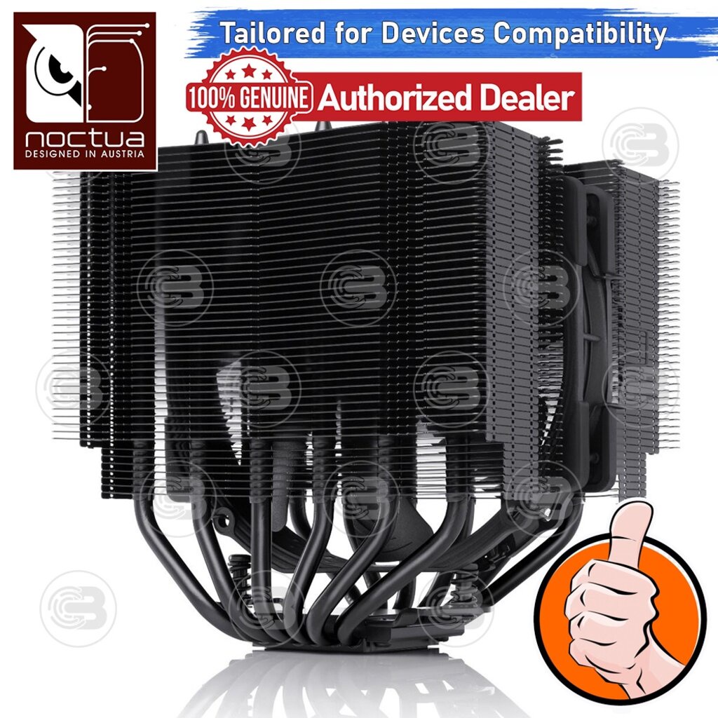 [CoolBlasterThai] Noctua NH-D15S chromax.black Heat Sink CPU Cooler (AM5/LGA1700 Ready) ประกัน 6 ปี