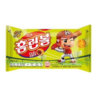 [ของแท้] 홈런볼 HAITAI Home Run Ball Choco (ขนมสอดไส้ช็อกโกแลต) 46g