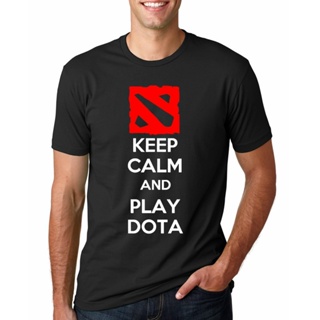 [COD] เสื้อยืดแขนสั้นลําลอง ผ้าฝ้าย 100% พิมพ์ลาย Dota2 พลัสไซซ์ ของขวัญวันเกิด สําหรับผู้ชาย XS-6XLS-5