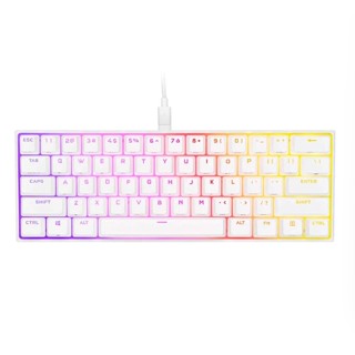 CORSAIR GAMING K/B K65 RGB MINI WHITE [US] MX RGB RED : CH-9194110-NA