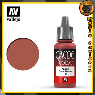 Tan 17ml. Vallejo Game Color สีอะคริลิคสูตรน้ำ