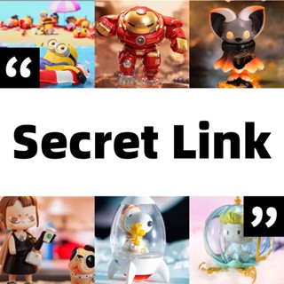 【Secret Link Here No.8】ของเล่นตัวละครดิสนีย์ Molly Skullpanda Labubu Hirono Sanrio 52