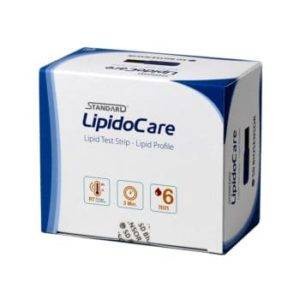 แผ่นตรวจไขมัน Lipidocare(25test/Box)