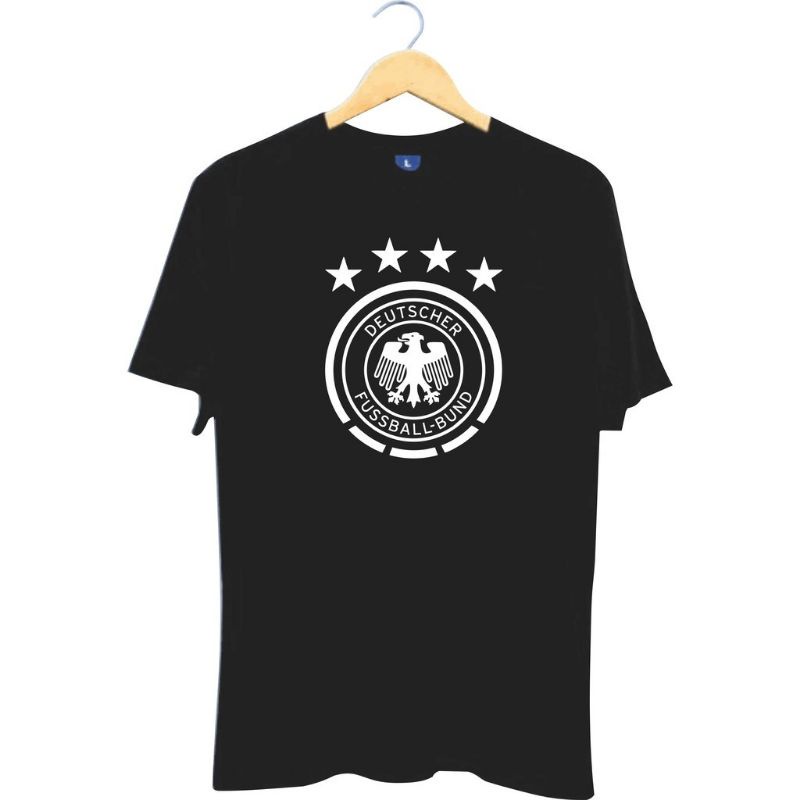 เสื้อยืดคอกลมเสื้อยืด พิมพ์ลายโลโก้ Germany World Cup ยุค 30sS-4XL