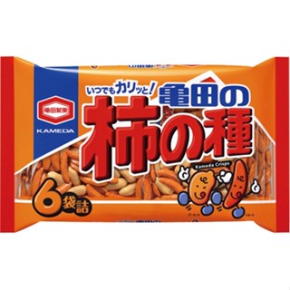 ขนมข้าวอบกรอบญี่ปุ่น KAMEDA Kaki no Tanerice snack ขนมข้าว คาคิโนะ ของว่าง คาเมดะ จากญี่ปุ่น (ขนาด 190g)