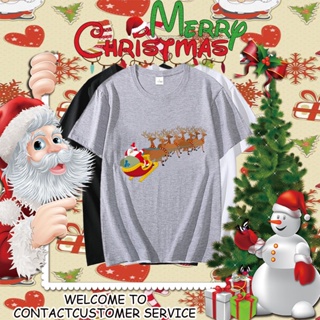 เสื้อผ้าคริสต์มาส เสื้อยืด เสื้อยืดชาย เสื้อ Christmas เสื้อวันคริสต์มาส เสื้อ merry christmas เสื้อคอฟิต 471